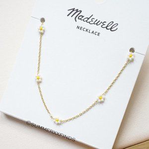 Madewell Seed Bead Daisy Chain Necklace